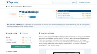 
                            6. WebSelfStorage Reviews and Pricing - 2020 - Capterra - Webbest Self Storage Login