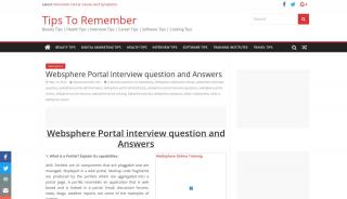 
                            8. Websphere portal interview question an answers, interview questions ... - Websphere Portal Interview Questions