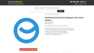
                            10. Webtimeclock Online Employee TIme Clock System ... - Webtimeclock 2 Portal