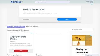 
Webvpn.na.aecom.com - Secure Global WebVPN Services
