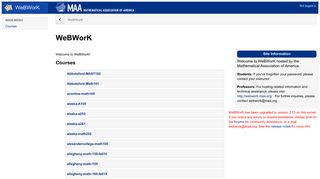 
                            6. WeBWorK - Webwork Uga Portal