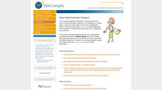 WeComply | Support - AICC, LMS, Employee Training, User ... - We Comply Training Portal
