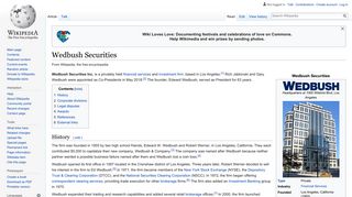 
                            5. Wedbush Securities - Wikipedia - Wedbush Securities Portal
