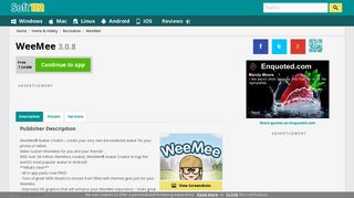 
                            8. WeeMee 3.0.8 Free Download - Weemee Avatar Sign In