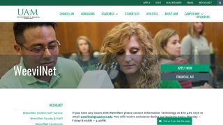 
                            4. WeevilNet | University of Arkansas at Monticello - Uam Payment Portal