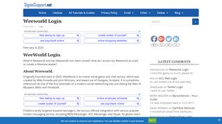 
                            2. Weeworld | Weeworld Login and Sign Up - Weeworld Sign Up Button