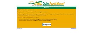 
                            5. Welcome - Direct Deposit Warrant - Iowa Payroll Warrant Login