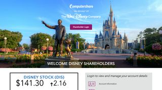
                            3. Welcome Disney Shareholders - Disney Investor Portal