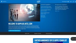 
                            1. Welcome Intel Suppliers - Intel Supplier Portal