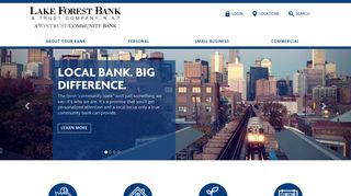 
                            1. Welcome | Lake Forest Bank & Trust Company, N.A. - Lfbank Portal