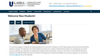 
                            3. Welcome New Students! - Lasell University - Mylasell Portal
