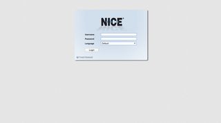 
                            1. Welcome - nice.com - Convergys Portal