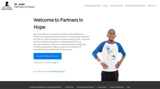 
                            3. Welcome - Partner In Hope - St. Jude - St Jude Partner In Hope Portal