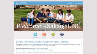 
                            9. Welcome - Sakai @ UNC - Unc Edu Portal