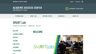 
                            7. Welcome | SMART Lab | Academic Success Center | USF - Smartlab Portal