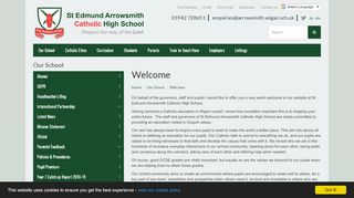 
                            4. Welcome | St Edmund Arrowsmith Catholic High School - St Edmund Arrowsmith Portal