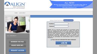 Welcome to Align Networks Provider Portal