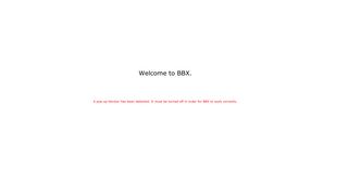 
                            1. Welcome to BBX. - Ibbs Login