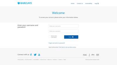 Welcome to Card Servicing - Welcome to Barclaycard