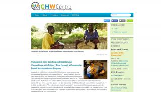 
                            2. Welcome to CHW Central | CHW Central - Chw Portal