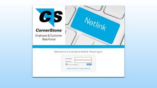 
                            1. Welcome to CornerStone Netlink. Please log in. - Cornerstone Netlink Employee Portal