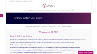 
                            1. Welcome to CPOMS – CPOMS - Cpoms Account Portal