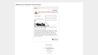 
                            5. Welcome to Customer Card Access - Login - Onlinecardaccess Portal