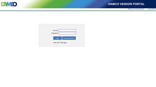 
                            5. Welcome to DAMCO Vendor Portal - Damco Login