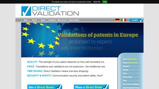 Welcome to Direct Validation - Direct Validation Services Portal