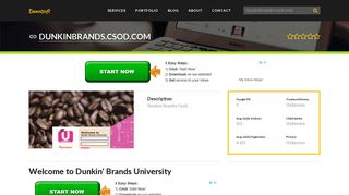 
                            4. Welcome to Dunkinbrands.csod.com - Welcome to Dunkin ... - Www Dunkinbrands Csod Com Portal