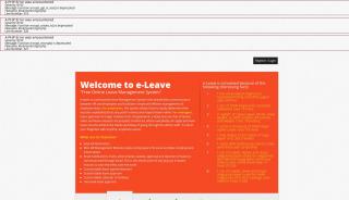 
                            5. Welcome to e-Leave | Free Online Leave Management System - Eleave Portal