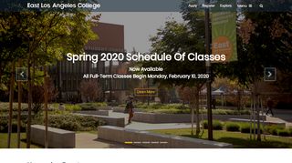 
                            2. Welcome to East Los Angeles College - Elac Student Portal