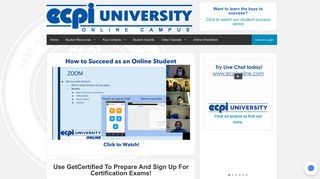 
                            4. Welcome to ECPI Online