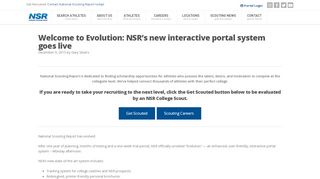 
                            4. Welcome to Evolution: NSR's new interactive portal system goes live ... - Nsr Portal