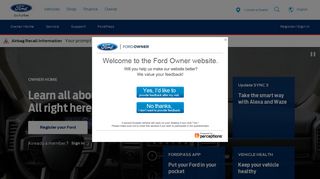 
                            11. Welcome to Ford Owner | Official Ford Owner Site - Ford Online Portal