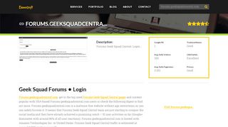 
                            7. Welcome to Forums.geeksquadcentral.com - Geek Squad ... - Forums Geek Squad Central Portal