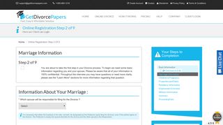 
                            3. Welcome to GetDivorcePapers - Get Divorce Papers - Getdivorcepapers Portal