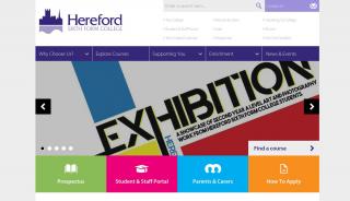 
                            2. Welcome to Hereford Sixth form college - Hereford Sixth Form Student Portal