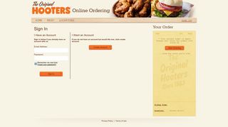 Welcome to Hooters - Login - Hooters Eclub Portal