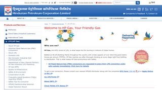 
                            4. Welcome to HP Gas, Your Friendly Gas | Hindustan Petroleum ... - Hp Gas Web Business Portal