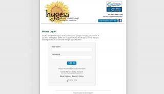 
                            4. Welcome to Hygeia's Patient Portal - Cerbo - Hygeia Portal