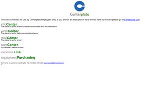 
                            3. Welcome to info.Centerplate.com - Centerplate Email Portal