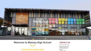 Welcome to Massey High School, Auckland - My Portal Massey