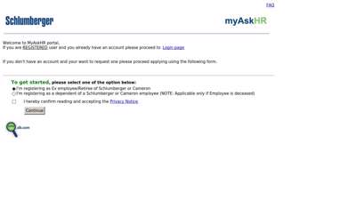 Welcome to MyAskHR portal, - Schlumberger
