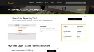 
                            8. Welcome to Myvanco.vancopayments.com - MyVanco Login ... - My Vanco Portal