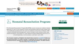 
                            4. Welcome to NRP - AAP.org - Lms Resus Portal