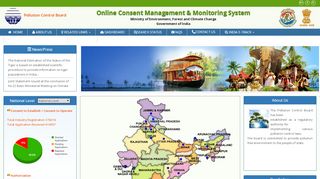
                            7. Welcome to Online Consent Management & Monitoring System - Goa Pollution Control Board Login