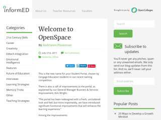 
                            5. Welcome to OpenSpace | InformED
