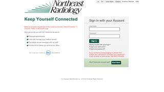
                            2. Welcome to our Patient Portal - Northeast Radiology Patient Portal