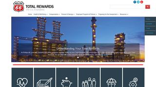 Welcome to Phillips 66 Total Rewards Website